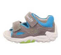 Sandale Leder \ FLOW GRAU/TÜRKIS - Gr. - 26