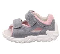 Sandale Leder \ FLOW HELLGRAU/ROSA - Gr. - 21