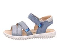 Sandale Leder \ SPARKLE BLAU/SILBER - Gr. - 30