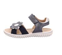 Sandale Leder \ SPARKLE BLAU/SILBER - Gr. - 35