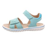 Sandale Leder \ SPARKLE HELLGRÜN/HELLBLAU - Gr. - 30