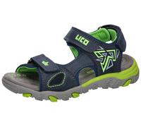 Sandale LICO "Sandale Kiano V", Mädchen, Gr. 38, blau, Leder, Schuhe Sandale (86933726-38) blau