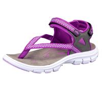 Sandale LICO "Sandale Lagos V", Damen, Gr. 36, lila, Synthetik, Schuhe Outdoorsandale Sandale Zehenstegsandale (37128344-36) lila