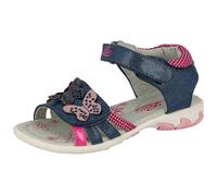 Sandale LICO "Sandale Lindsey V - marine/pink/rosa", Mädchen, Gr. 26, blau, Synthetik, Schuhe Sandale (75444433-26)