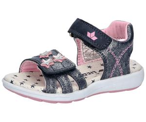 Sandale LICO "Sandale Madita V", Mädchen, Gr. 25, blau, Leder, Schuhe Sandale (77784509-25) blau