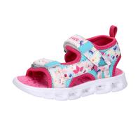 Lico Jungen Mädchen Spotlight V Blinky Sandale, Pink/Weiss/Türkis, 28 EU