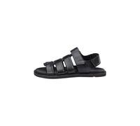 Sandale LLOYD "EMORY", Herren, Gr. 41, schwarz, Leder, unifarben, Schuhe Sandale, mit klassischem Design (65229600-41) schwarz