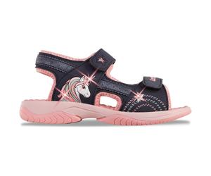 Sandale LOTTO, Mädchen, Gr. 25, bunt (navy, pink), Synthetik, mehrfarbig, Schuhe Sandale, - mit blinkenden LED Leuchten (98459906-25) navy, pink