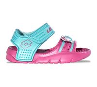 Sandale LOTTO, Mädchen, Gr. 25, pink, aqua, Synthetik, mehrfarbig, Schuhe Sandale, - ideal für Spielplatz, Strand & Wasser (53560440-25) pink, aqua
