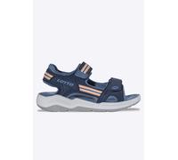 Sandale LOTTO, Mädchen, Gr. 28, navy, midblau, Synthetik, mehrfarbig, Schuhe Sandale, - mit Flexkerben für einen natürlichen Bewegungsablauf (31979900-28) navy, midblau