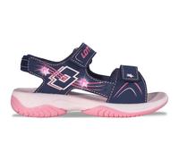 Sandale LOTTO, Mädchen, Gr. 30, navy, pink, Synthetik, mehrfarbig, Schuhe Sandale, - mit blinkenden LEDs im Obermaterial (13369239-30) navy, pink