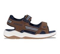 Sandale LOTTO, Mädchen, Gr. 33, braun, navy, Synthetik, mehrfarbig, Schuhe Sandale, - mit Flexkerben für einen natürlichen Bewegungsablauf (27922802-33) braun, navy