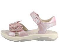 Sandale LURCHI "Farfalla", Mädchen, Gr. 32, rosé, Lederimitat, festlich, Schuhe Sandale, Klettschuh mit Strasssteinen, Größenschablone zum Download (38640663-32)