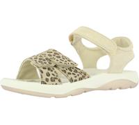 Sandale LURCHI "Fiori", Mädchen, Gr. 32, beige, Veloursleder, Schuhe Sandale, Klettschuh mit Leo-Muster, Größenschablone zum Download (40075961-32) beige