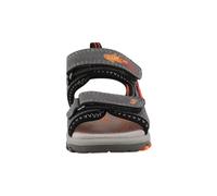 Sandale LURCHI "Lurchi Rosco", Mädchen, Gr. 34, grau (dunkelgrau), Kunstfaser, unifarben, Schuhe Sandale (45807640-34) dunkelgrau