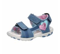 Sandale Mädchen Klettverschluss blau LICO Ella V - Blau / 26