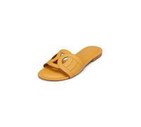 Sandale MARC O'POLO "aus edlem Kalbleder", Damen, Gr. 40, gelb, Obermaterial: 100% Leder (Rind), unifarben, Schuhe Sandale (90852147-40) gelb