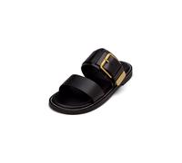 Sandale MARC O'POLO "aus edlem Rindleder", Damen, Gr. 36, schwarz, Obermaterial: 100% Leder, unifarben, Schuhe Sandale (72931126-36) schwarz