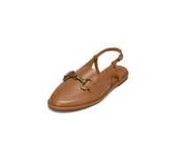 Sandale MARC O'POLO "aus edlem Rindleder", Damen, Gr. 39, braun (cognac), Obermaterial: 100% Leder, unifarben, Schuhe Sandale (88821968-39) cognac