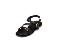 Sandale MARC O'POLO "aus edlem Rindleder", Damen, Gr. 39, schwarz, Obermaterial: 100% Leder, unifarben, Schuhe Sandale (36716003-39) schwarz
