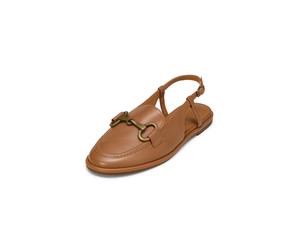 Sandale MARC O'POLO "aus edlem Rindleder", Damen, Gr. 40, braun (cognac), Obermaterial: 100% Leder, unifarben, Schuhe Sandale (88821968-40) cognac