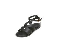 Sandale MARC O'POLO "aus edlem Rindleder", Damen, Gr. 42, schwarz (m990), Obermaterial: 100% Leder (Rind), unifarben, Schuhe Sandale (32819043-42) m990