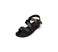 Sandale MARC O'POLO "aus edlem Rindleder", Damen, Gr. 42, schwarz, Obermaterial: 100% Leder, unifarben, Schuhe Sandale (45442649-42) schwarz