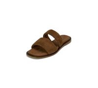 Sandale MARC O'POLO "aus softem Veloursleder", Damen, Gr. 37, braun (dusty braun), Obermaterial: 100% Leder, unifarben, Schuhe Sandale (78858745-37) dusty braun