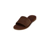 Sandale MARC O'POLO "aus weichem Velours-Rindleder", Damen, Gr. 41, braun (burnt coffee), Obermaterial: 100% Leder, unifarben, Schuhe Sandale (95066918-41) burnt coffee