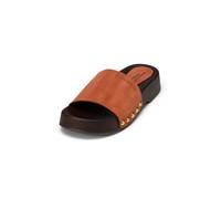 Sandale MARC O'POLO "aus weichem Veloursleder", Damen, Gr. 36, braun (rusty orange), Obermaterial: 100% Leder, unifarben, Schuhe Sandale (22879926-36) rusty orange