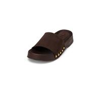 Sandale MARC O'POLO "aus weichem Veloursleder", Damen, Gr. 39, burnt coffee, Obermaterial: 100% Leder, unifarben, Schuhe Sandale (81821216-39) burnt coffee