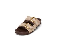 Sandale MARC O'POLO "aus weichem Veloursleder", Damen, Gr. 39, dusty sand, Obermaterial: 100% Leder, unifarben, Schuhe Sandale (92567138-39) dusty sand