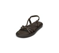 Sandale MARC O'POLO "aus weichem Ziegenleder", Damen, Gr. 39, mossy earth, Obermaterial: 100% Leder, unifarben, Schuhe Sandale (54116953-39) mossy earth