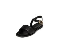 Sandale MARC O'POLO "aus weichem Ziegenleder", Damen, Gr. 40, schwarz, Obermaterial: 100% Leder, unifarben, Schuhe Sandale (42832952-40) schwarz