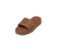 Sandale MARC O'POLO "in Bastoptik", Damen, Gr. 42, burnt oak, Obermaterial: 50% Polyester, 50% Polypropylen, unifarben, Schuhe Sandale (53631501-42) burnt oak