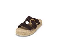Sandale MARC O'POLO "mit Velourslederriemen", Damen, Gr. 42, braun (burnt coffee), Obermaterial: 100% Leder, unifarben, Schuhe Sandale (38384063-42) burnt coffee