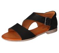 Sandale MUSTANG SHOES, Damen, Gr. 36, schwarz, Lederimitat, Schuhe Sandale, Sommerschuh, Sandalette, Riemchensandale in asymmetrischer Optik (13871749-36)