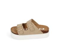 Sandale O'NEILL "SANDY PLATFORM SLIDER WOMEN LOW", Damen, Gr. 38, tan, Synthetik, Schuhe Sandale (69512841-38) tan