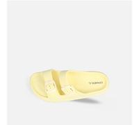 Sandale O'NEILL "SUNSET SLIDER WOMEN LOW", Damen, Gr. 38, tender gelb, Synthetik, Schuhe Sandale (75158646-38) tender gelb