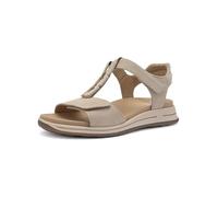 Ara Keilsandalette Damen OSAKA-S Veloursleder hellbeige mit High-Soft-Funktion H-Weite Gr. 37