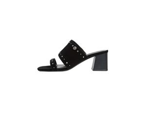 Sandale PEPE JEANS "sandals CARISSE STUDS W", Damen, Gr. 29, schwarz, 100% Rindsvelours, Schuhe Sandale (18558436-39) schwarz