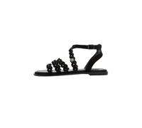 Sandale PEPE JEANS "sandals THELMA STUDS W", Damen, Gr. 28, schwarz, 100% Rindsvelours, Schuhe Sandale (48248029-38) schwarz