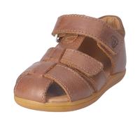 Sandale PEPINO BY RICOSTA "Jonny WMS: mittel", Mädchen, Gr. 23, braun (caramel), Leder, Schuhe Sandale, Babyschuh mit Klett, Größenschablone zum Download (10760847-23) caramel