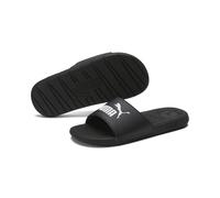 Sandale PUMA "Cool Cat 2.0 Sandalen Jugendliche", Jungen, Gr. 39, schwarz-weiß (schwarz, weiß), Obermaterial: Synthetik. Futter: Textil. Innensohle: Synthetik, Textil. Laufsohle: Synthetik, IMEVA, Sch