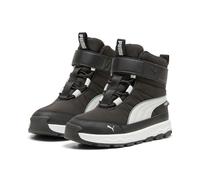 Sandale PUMA "EVOLVE BOOT PURETEX AC+PS", Mädchen, Gr. 31, schwarz-weiß (puma schwarz, ash gray, puma weiß), Textil, Schuhe Sandale, Snowboots, Winterstiefel, Winterschuhe, wasserdicht (72945350-31) p