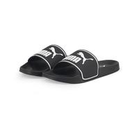 Sandale PUMA "Leadcat 2.0 Sandalen Erwachsene", Damen, Gr. 40.5, schwarz-weiß (schwarz, weiß), Obermaterial: Synthetik. Futter: Textil. Innensohle: Synthetik, Textil. Laufsohle: Synthetik, CMEVA, Schu