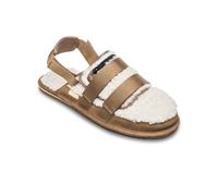Sandale QUIKSILVER "After Session Mule", Herren, Gr. 12(45), ermine, Obermaterial: Textil, Leder, Reißverschluss - Futter: Textil - Laufsohle: Gummi., Schuhe Sandale (46993459-12) ermine