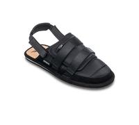 Sandale QUIKSILVER "After Session Mule", Herren, Gr. 12(45), schwarz, Obermaterial: Textil, Leder, Reißverschluss - Futter: Textil - Laufsohle: Gummi., Schuhe Sandale (81792053-12) schwarz