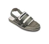 Sandale QUIKSILVER "After Session Mule", Herren, Gr. 13(46), braun, Obermaterial:Obermaterial: Textil, Leder, Reißverschluss - Futter: Textil - Laufsohle: Gummi;, Schuhe Sandale (66858820-13) braun