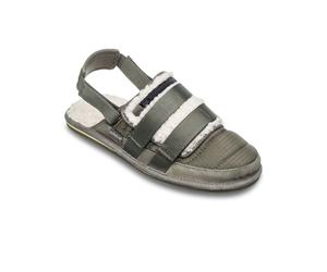 Sandale QUIKSILVER "After Session Mule", Herren, Gr. 7(40), braun (grape leaf), Obermaterial: Textil, Leder, Reißverschluss - Futter: Textil - Laufsohle: Gummi., Schuhe Sandale (66858820-7) grape leaf
